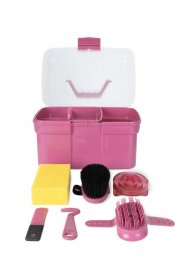 Box / kufr Horze včetně čištění růžová