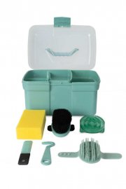 Box / kufr Horze včetně čištění zelená