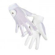 Letní jezdecké rukavice STYLE HKM bílá